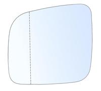 Suysion Verre de Rétroviseur Gauche Chauffant Convexe pour VW T5 2003-2009 / Caddy 2004-2015 - Miroir Extérieur Réglable avec Support et Glace de Recul