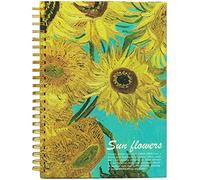 SuyuanArt Van Gogh Carnet de croquis A4 à spirales, 1 paquet de 60 feuilles (160 g/m²), sans acide, pour enfants, adultes, débutants et artistes