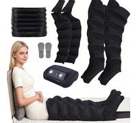 SUYUDD Bottes Pressothérapie Jambes, Botte Pressothérapie Lymphatique, Durée 0-30 Min et Intensité 0-240 mmHg Personnalisables, Détend Les Muscles, Diminue l’Œdème et l’Épuisement