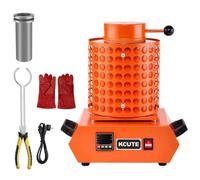 SUYUDD Four Électrique De Fusion D’Or 2000W - Four De Fusion Professionnel avec Creuset Fonderie 1KG/2KG/3KG & Grille De Protection 1150℃/2102℉