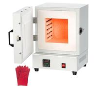 SUYUDD Four Électrique pour La Poterie À Domicile avec Affichage Numérique De La Température Et Chauffage À 2102 °F/1150 °C, Four Compact De 2000 W pour La Poterie À Domicile, La Fusion D'émail