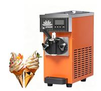 SUYUDD Machine À Glace Molle pour La Maison, 450 W/750 W, 220 V, Machine À Glace Molle À Saveur Unique avec Pré-Refroidissement, Nettoyage Automatique, Trémie De 1 L pour Restaurants Et Snack-Bars