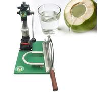 SUYUDD Machine À Ouvrir Les Noix De Coco Et Outil À Éplucher Les Noix De Coco, Conception Manuelle, Trois Poignées, Équipement De Cuisine Vert pour Couper Et Ouvrir Les Noix De Coco Fraîches