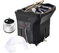 SUYUDD Spa Japonés Para Cabeza, Lavacabezas Con Camilla Masaje, Almacenamiento 60L, Tecnología Táctil, Luz UV Sanitizante, Sistema Agua Dual, Fumigación Opcional