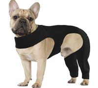 SUYUKU Combinaison de convalescence chirurgicale pour chien, manchon à lécher pour patte arrière de chien, alternative au collier élisabéthain, protection de coude douce et confortable, protection des