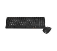 Advance Pack Clavier et Souris Slim Compact sans fil AZERTY Noir