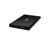 Suza Advance Steel Disk - Boitier externe avec indicateur d'alimentation - 2.5" - 1 Canal - SATA 3Gb/s - 300 Mo/s - USB 3.0 - noir mat