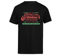 Suzetee Fratellis Restaurant Goonies Astoria Oregon T-Shirt Noir À Manches Courtes pour Hommes