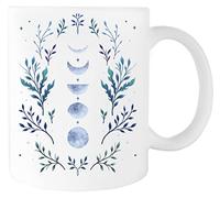 Suzetee Jardin Au Clair De Lune Tasse À Boire Ceraminc Tasse Blanche