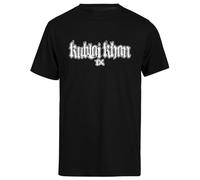 Suzetee Kublai Khan TX T-Shirt Noir À Manches Courtes pour Hommes