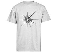 Suzetee Outer Wild - Oeil De l'univers T-Shirt Gris À Manches Courtes pour Hommes