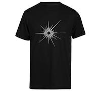 Suzetee Outer Wild - Oeil De l'univers T-Shirt Noir À Manches Courtes pour Hommes