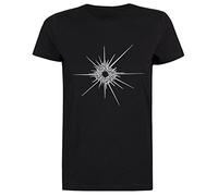 Suzetee Outer Wild - Oeil De l'univers T-Shirt Noir À Manches Courtes T-Shirt Femme