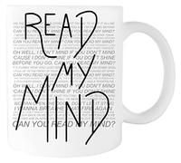 Suzetee Read My Mind Tasse À Boire Ceraminc Tasse Blanche