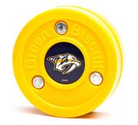 Green Biscuit Nhl Nashville Palet de hockey sur glace Golden Golden One Size