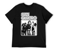 Suzi Quatro The Girl from Detroit City Music Unisex Gift Tee T Shirt 7302 White