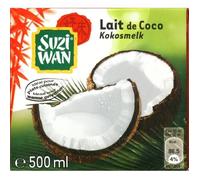SUZI WAN Lait de coco - 500 ml
