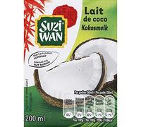 Suzi Wan - Lait De Coco - La Brique De 200Ml - Prix Unitaire - Livraison Gratuit En France Métropolitaine Sous 3 Jours Ouverts