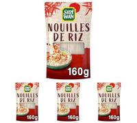 SUZI WAN Nouilles de riz 4 min 160g (Lot de 4)