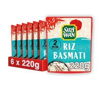 SUZI WAN Riz Micro-ondable Basmati 2min - 6x220g