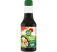SUZI WAN - Sauce Soja -43% de Sel - sans Exhausteur de Goût, ni Colorant, ni Conservateur, ni Arôme Artificiels · Recette Traditionnelle Japonaise - Le Flacon de 143ml - Le Lot De 4