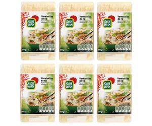 Suzi Wan Vermicelli di Riso Lot de 6 nids de nouilles de riz en farine de riz 250 g