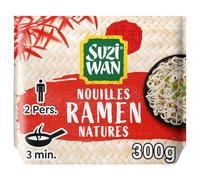 SUZIWAN - Nouilles Ramen Prêtes à Cuire, Texture Fondante et Saveur Authentique pour Wok (300g) - Le lot de 3