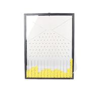 SUZLAZYR Dalton Board/Galton Board, Modèle de démonstration des probabilités, Démonstration de la Distribution statistique avec Courbe en Cloche pour l'enseignement en Laboratoire de Physique