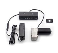 SUZLAZYR Ensemble Tout-en-Un à Commande Manuelle DC 24 V en Trois Parties Moteur de Table élévatrice Maka 96C8 112 TR/Min pour Accessoires électriques de Bureau,6mm Hole