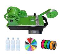 SUZLAZYR Fabricant de Filament pour imprimante 3D Extrudeuse de Filament Machine de Recyclage de Filament PLA avec contrôle numérique de la température pour créateurs et Makers,Vert