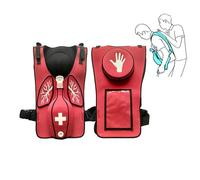 SUZLAZYR Gilet de Formation aux Premiers Secours Heimlich avec Blocage trachéal Simulateur Anti-étouffement Modèle d'enseignement Portable pour la réanimation Cardio-pulmonaire chez l'adulte