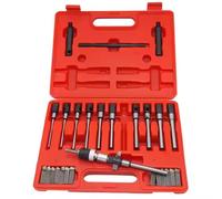 SUZLAZYR Kit de 29 Fraises à siège de soupape, Outil de meulage pour soupapes de 22 à 63 mm de diamètre, Fraises à aléser universelles, pour Voitures, fourgonnettes, Pick-up