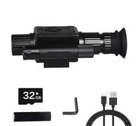 SUZLAZYR NK008 Viseur télescopique numérique de vision nocturne pour chasse, judas monoculaire infrarouge Zoom 5X avec réticule Enregistrement vidéo HD 1080P