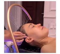 SUZLAZYR Support de Circulation d'eau, Cadre Principal d'équipement de Station Thermale, Bol de shampoing de Douche, tête de Cascade, Accessoires de Spa pour Salon et beauté