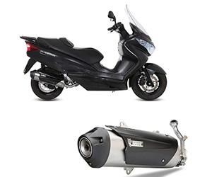 SUZUKI BURGMAN 200 2007 LIGNE COMPLÈTE MIVV ÉCHAPPEMENTS URBAN CLASSIQUE