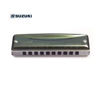 SUZUKI C-20 Olive 10 trous Harmonica HiG F# F Eb D Db C B Bb A Ab G LowF JAPON