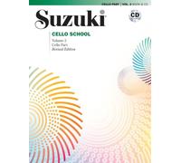 Suzuki cello school, vol 2 - recueil + cd - revised edition - violoncelle