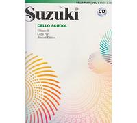 Suzuki cello school, vol 3 - recueil + cd - revised edition - violoncelle