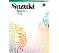 Suzuki cello school, vol 4 - recueil + cd - revised edition - violoncelle