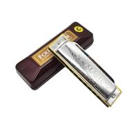 Suzuki Folkmaster 1072-c Standard débutant Harmonica diatonique Gaita 10 trous e do Instrument de musique