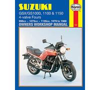 Suzuki GSX/GS1000, 1100 & 1150 4-valve Fours Owners Workshop Manual, No. M737: 1979-1988