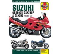 Haynes – Suzuki GSX600F, GSX750F & GSX750 '98 à '02 – Manuel d'atelier et de réparation