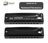 Suzuki HA-20 Hammond Promaster Harmonica 10 trous iatonique C A G D du...