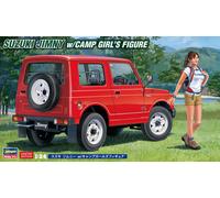 Suzuki Jimny W / Camp Girl's Figurine 1:24 Plastique Model Kit Hasegawa
