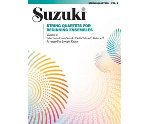 SUZUKI / KNAUS JOSEPH - STRING QUARTET FOR BEGINNING ENSEMBLES VOL.2
