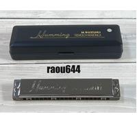 SUZUKI SU-21 HUMMING B Key 21 trous Tremolo Harmonica du Japon