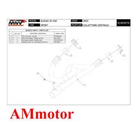 Tube Sans Kat MIVV De-Kat Inox pour Suzuki Sv 650 2003