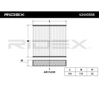 SUZUKI SX4 FILTRE D'HABITACLE À CHARBON ACTIF