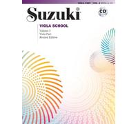 Alfred Music – Suzuki Viola School: Viola Part Vol.2 – Livre + CD – Éd. révisée – Alto