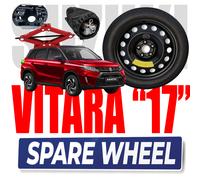 Dunlop Roue de secours 17 pour Suzuki Vitara S-Cross SX4 5 trous, cric et étui